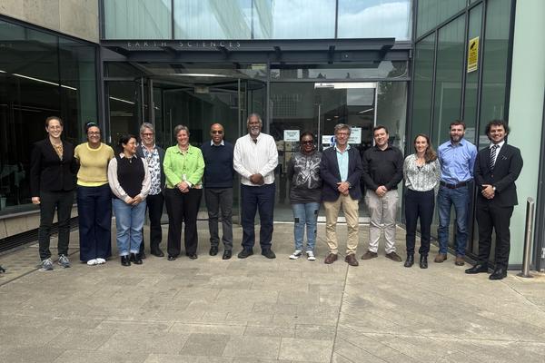 Group photo of attendees for the 2025 Montserrat Premier Visit to the Department