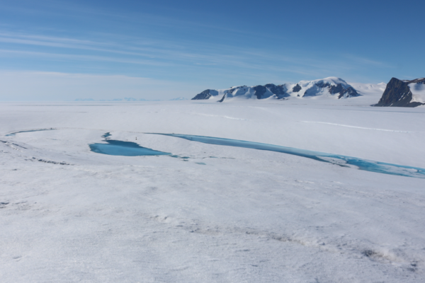 Photograph of the doline at the field site as captured by the timelapse camera