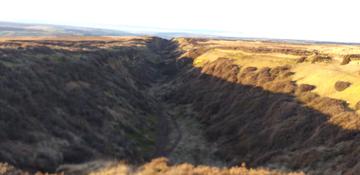 Cleveland Dyke Cleveland Dyke, quarried for roadstone on the North York Moors