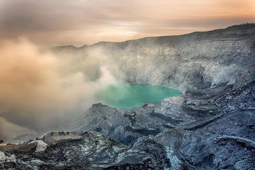 Volcanic Terrain in Indonesia