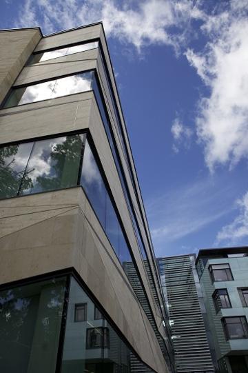 Building Exterior Photograph of the exterior of the Department of Earth Sciences Building