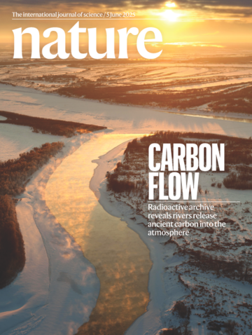 Image shows the research as the cover story of Nature. Image Credit: Nature