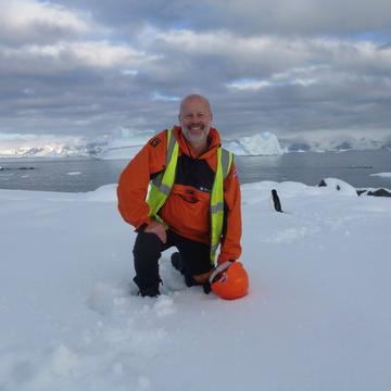 Mike Kendall in Antarctica