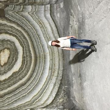 Claudia Bertoni in a Salt Mine in Sicily