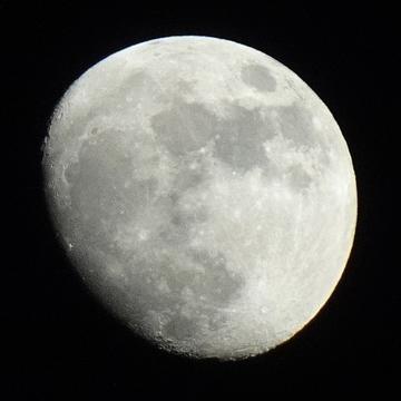 Photograph of a full moon