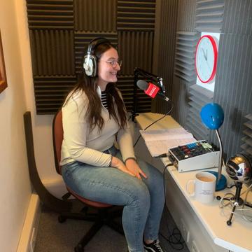 Isabel Smith during a media interview about turbulence