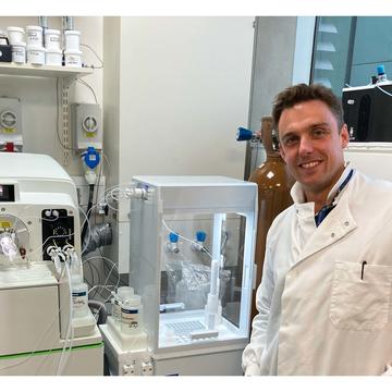 Phil Holdship in the Lab Phil Holdship in the Lab