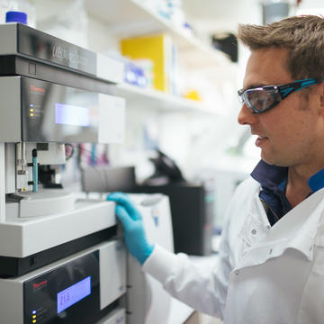 Phil Holdship in the Lab Phil Holdship in the Lab